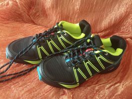 Top Play Traillaufschuhe, Gr. 38, schwarz-neon, Top!