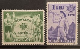 Rumaenien 1934 Pfadfinder Scouts OETR 2V MLH Falz