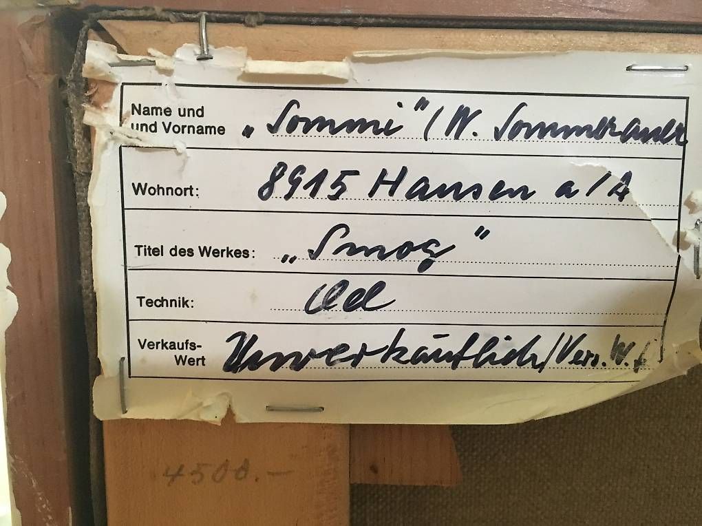 Dipinti: Smog über Zürich 1978 – Usato da Hausen am Albis venduto da WalterWood 2