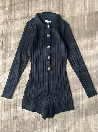 Schwarzer Jumpsuit Grösse S