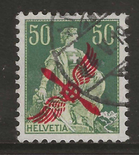 Tutti i francobolli: 1919 : Flugpost Nr. F2 :  KP 200.-- – Usato da Gümligen venduto da Geniusbuy