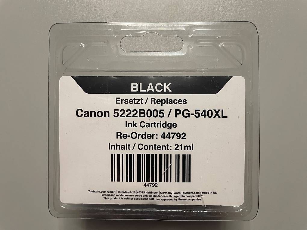 Cartucce per stampanti & toner: Druckkopfpatrone, schwarz – Usato da Rodersdorf venduto da aki12