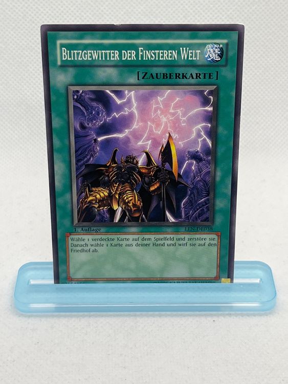 Yu-Gi-Oh! Sammelkarte 'Beiige, Frontkämpfer Der Finsteren Welt' – 1. Auflage, Inkl. GWINDI Schutzhülle & Bonuspunkte