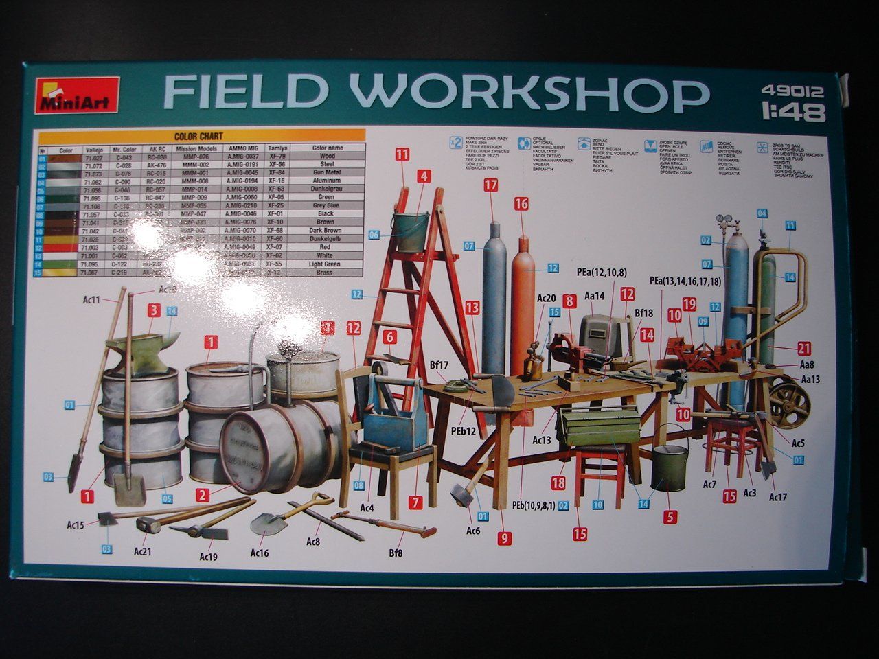 Kit di modellismo & Modellini statici: Field Workshop im Massstab 1/48 von Miniarts – Usato da Murten venduto da Dani_4-19 2