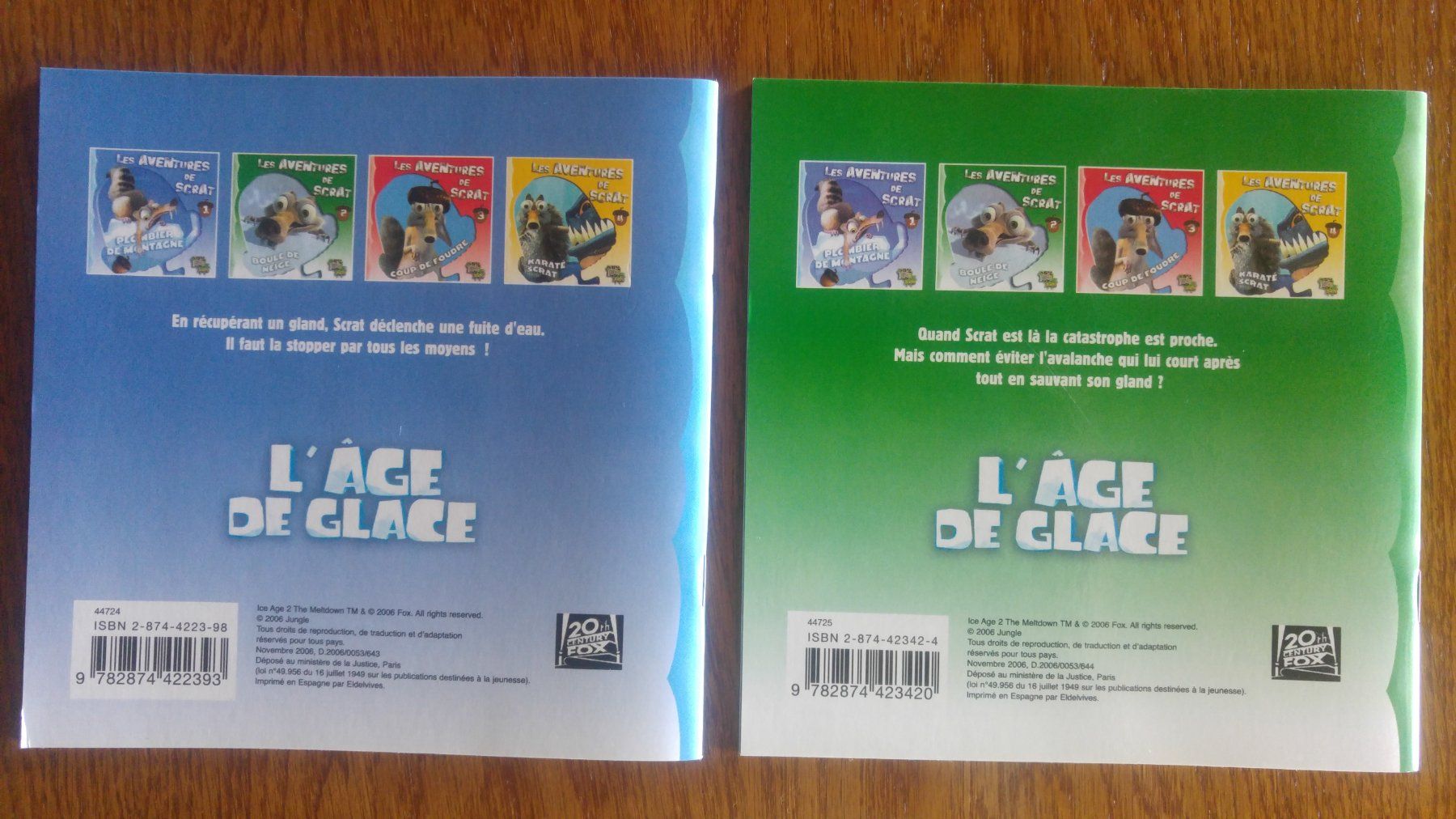Libri: 2 livres Les aventures de Scrat – Usato da Fribourg venduto da Alexia90 1