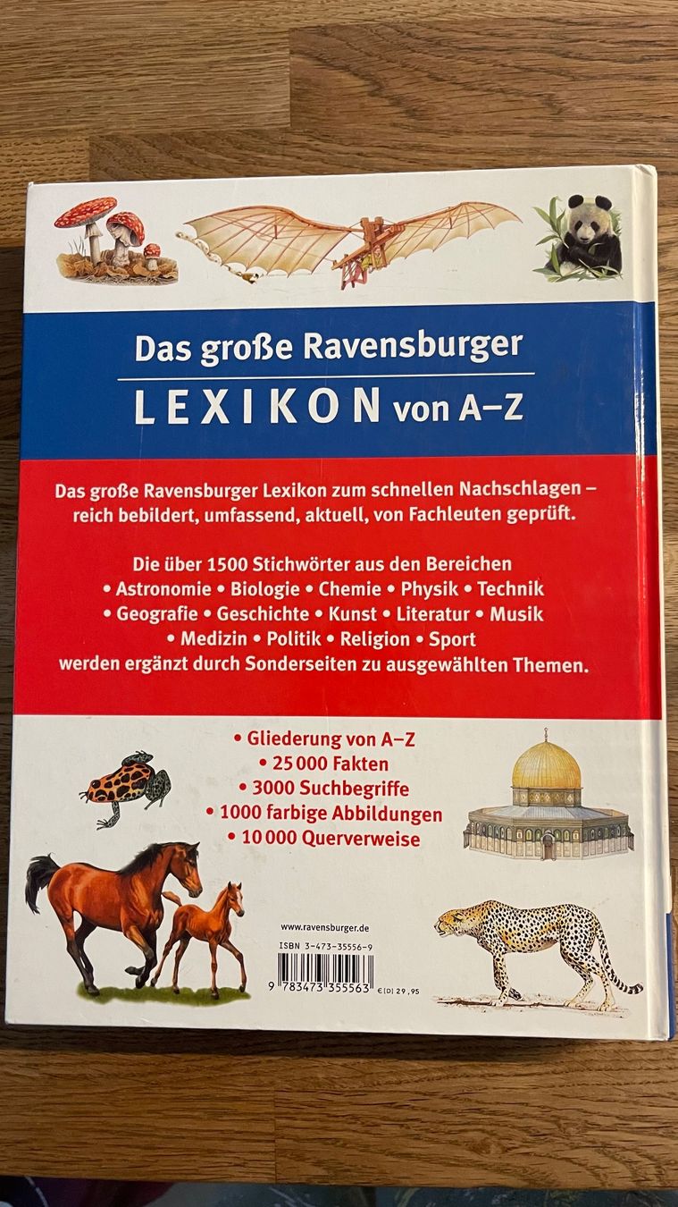 Libri: Das grosse Ravensburger Lexikon A-Z – Nuovo (secondo la descrizione) da Wetzikon ZH venduto da Schrungus 1