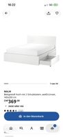 IKEA MALM Bett inkl. Matratze & Lattenrost (falls gewünscht)