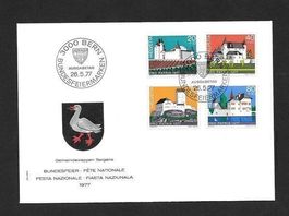 FDC Pro Patria Serie 1977; B174-B177