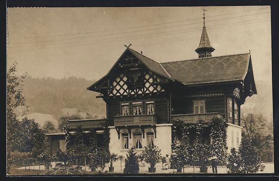 Ansichtskarten: AK Malters, Ortspartie, 1909 – Gebraucht aus Berlin von bartko-reher