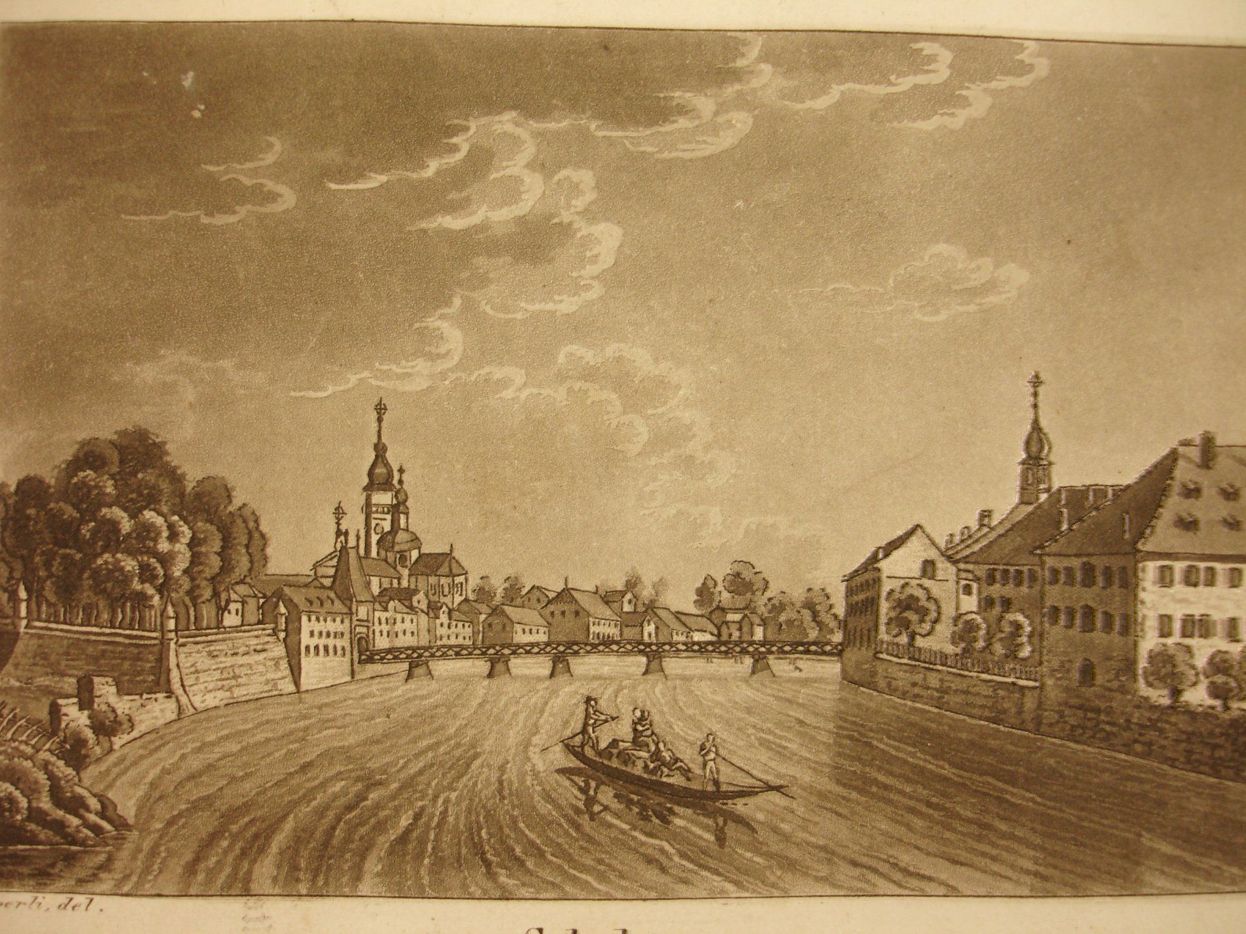 Gravures: SOLOTHURN, AQUATINTA 1836 – D'occasion à Grüningen par Kartensammler 2
