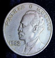 KUBA 20 CENTAVOS 1962
