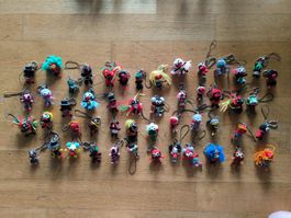 Handgemachte Puppen als Schlüsselanhänger, 50 Stkück, NEU