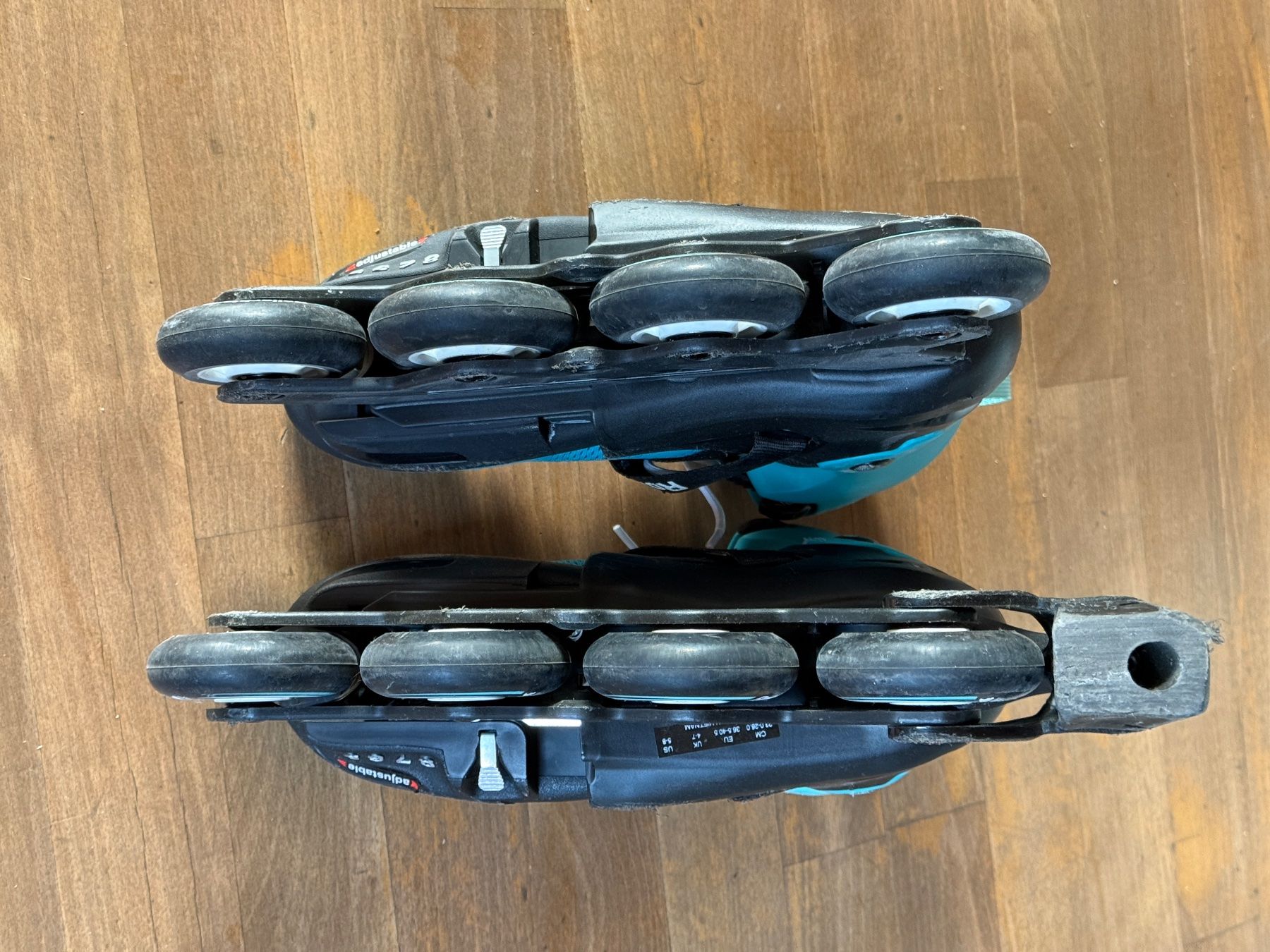 Pattini in linea & Pattini a rotelle: Rollerblade Microblade 5678 grössenverstellbare Inlineskates – Usato da Thalwil venduto da Insilentio 2