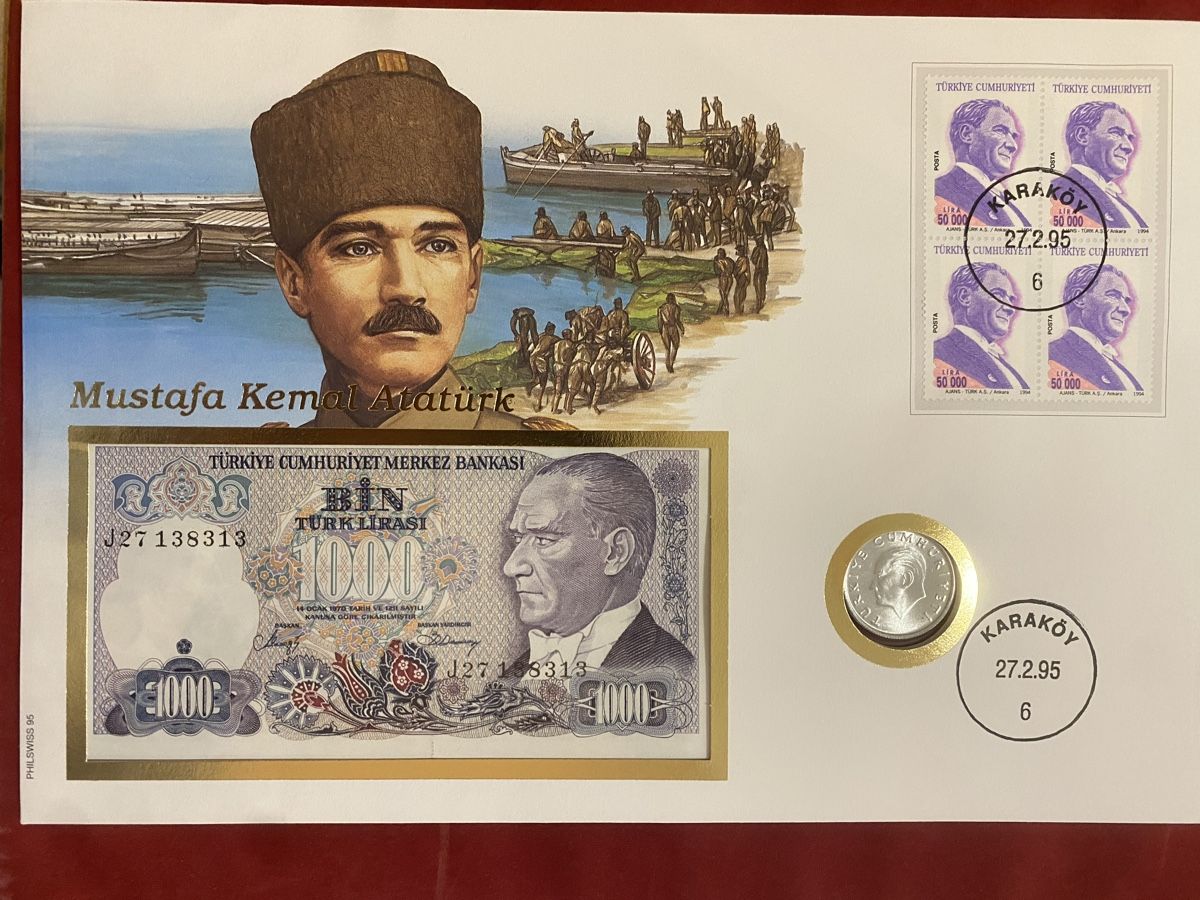 Banconote: Banknotenbrief Türkey – Nuovo (secondo la descrizione) da Muralto venduto da Alex1912
