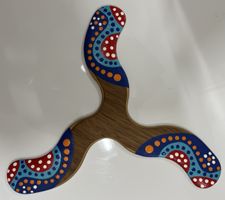2 Boomerang aus Holz