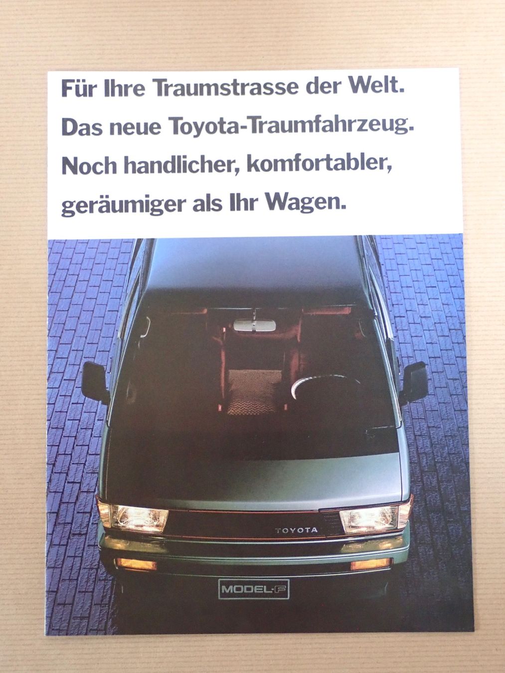 Toyota Documenti: Toyota Model F - Schweizer Prospekt - P1384 – Usato da Winterthur venduto da 602ccm