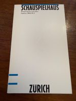 Schauspielhaus Zürich Programm 1990/91.I gebraucht