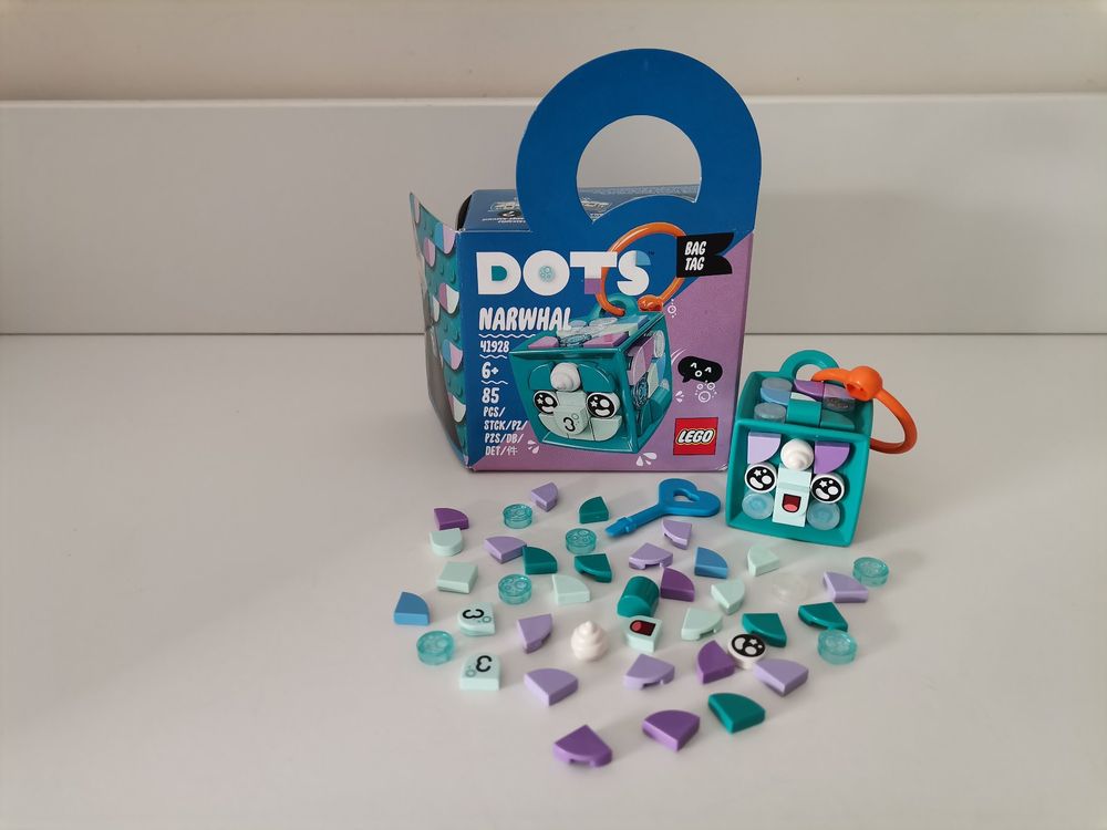 LEGO Dots 41928 Bag Tag Narwhal 41928