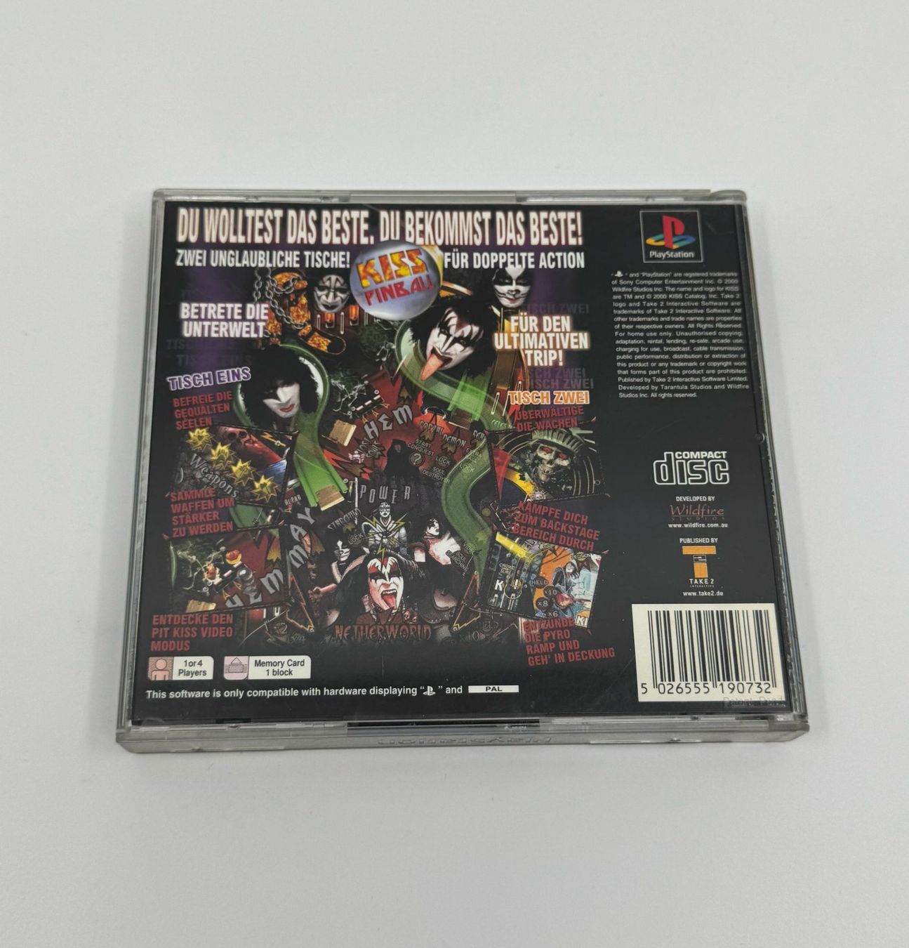 Spiele: Kiss Pinball (PS1) – Gebraucht aus Herisau von Seyashop1 2