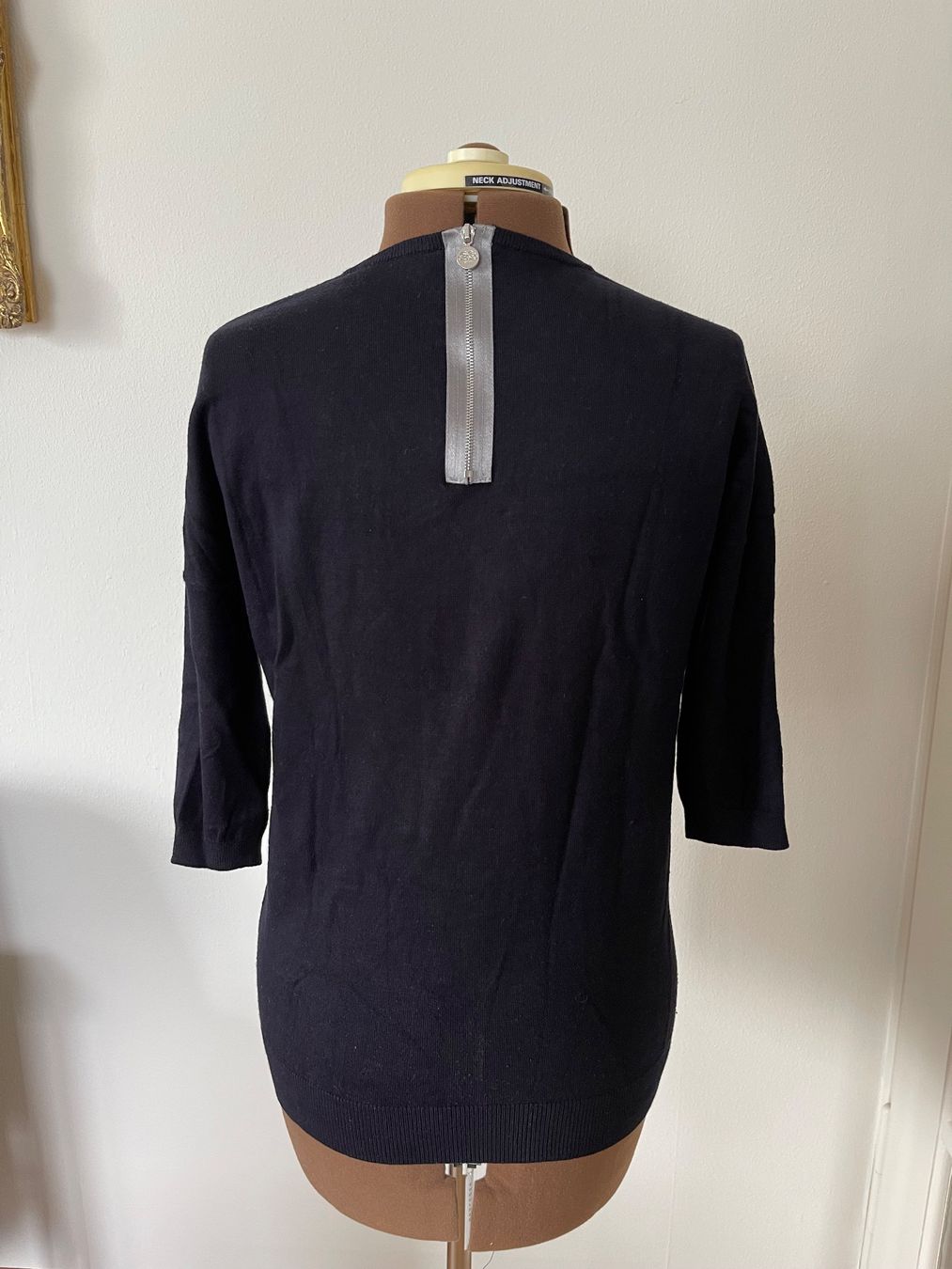 Pullover & Sweatshirts: Strick: 3/4 Arm Pullover, nachtblau, 84% Viskose, Gr. 34 – Gebraucht aus Meggen von tulipe21 1