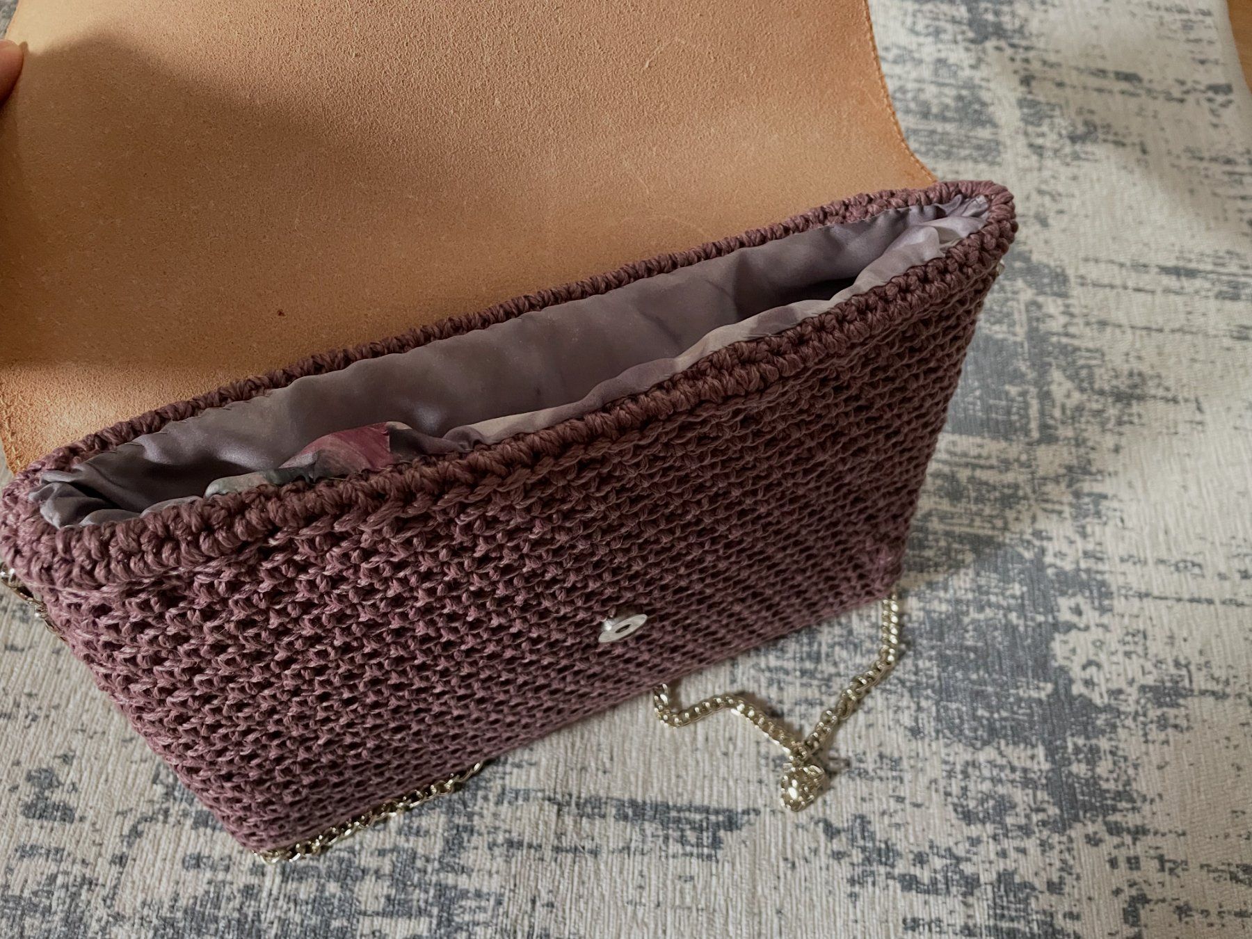 Taschen für Damen: Crochet-style Bag (Purple) – Neu (gemäss Beschreibung) aus Chiasso von Er_Mon 3