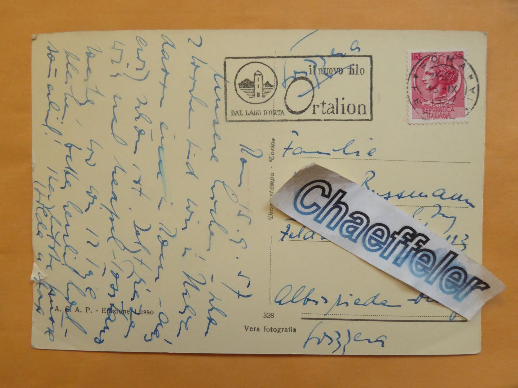 Cartoline postali: Roma - S. Pedro visto dall alta – Usato da Zürich venduto da Chaeffeler 1