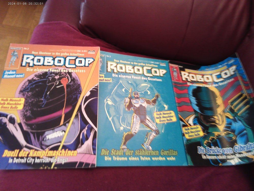 Fumetti: RoboCop Comics Nr. 2, 3, 4 BASTEI COMIC – Usato da Volketswil venduto da nemo2000
