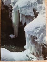 Ansichtskarte Eiszapfen am Bergbach 1965