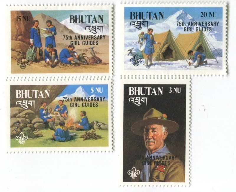 Alle Briefmarken: Briefmarken "Pfadfinder". Bhutan – Neu und originalverpackt aus Basel von Butsch5