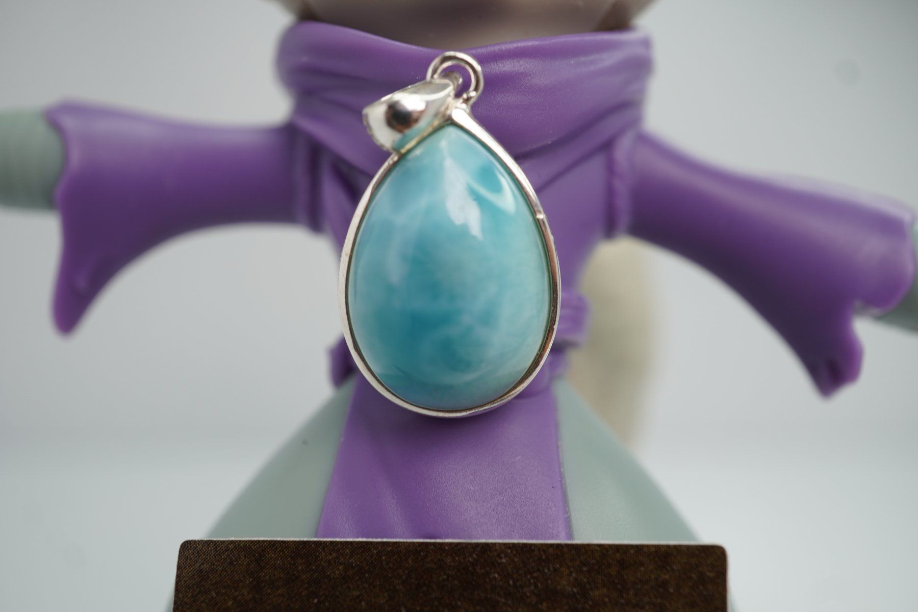 Minerali & Pietre curative: Larimar Tropfen  925  Silber   direkt – Nuovo e nell'imballaggio originale da Eschenbach SG venduto da topstone 6