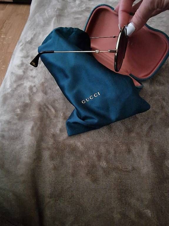 Gucci Occhiali & Lenti: Sonnenbrille  Round Double Bridge, Schwarz/Gold – Usato da Gretzenbach venduto da zan_p6jk 2