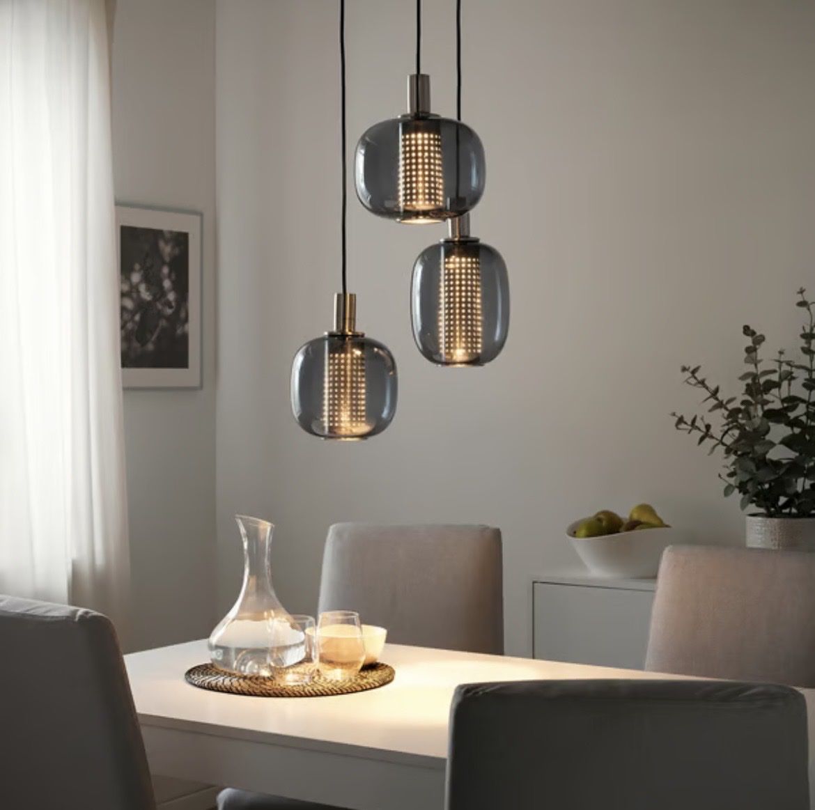 Ikea Lustres & lampes de plafonds: Hängelampe IKEA HÖGVIND – D'occasion à Oberarth par Flor_Boaglio