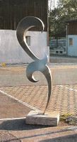 Edelstahl Skulptur Kunst Art Statue