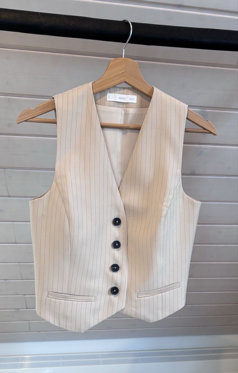 Mango Gilet & Giacche senza maniche: MANGO pinstriped vest, xxs – Nuovo (secondo la descrizione) da Kilchberg ZH venduto da ben_pc68 7