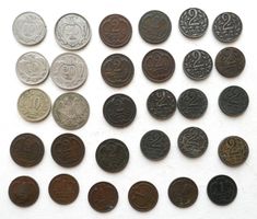 30 Stk.Österreich (Kaiserreich) Heller-Münzen, diverse Werte