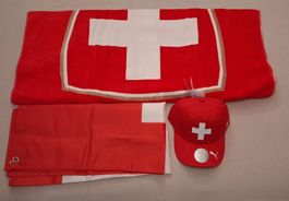 Linge serviette de bain de l'équipe Suisse de foot, drapeau