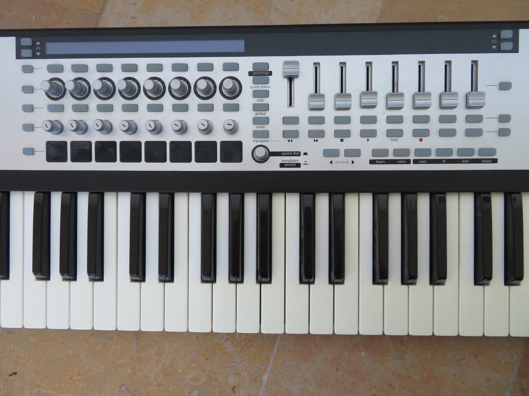 Novation Console di mixaggio: Novation 61SL MkII Midikeyboard – Usato da Reinach BL venduto da WBZ-Flohmarkt 3