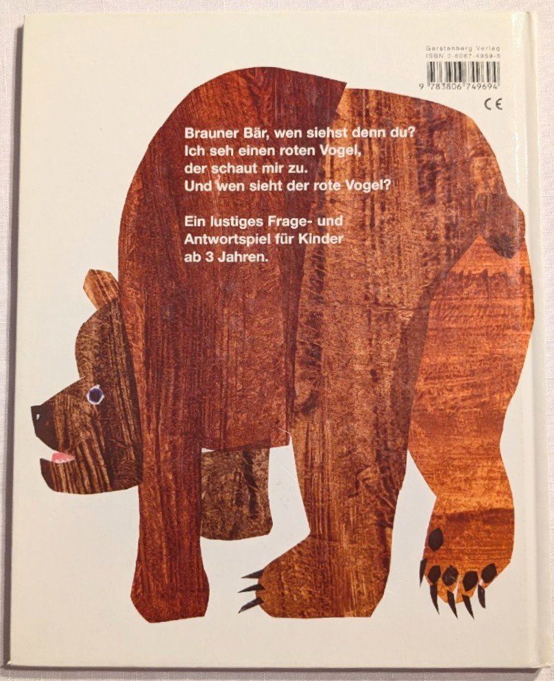Libri: Brauner Bär, wen siehst denn du? - Eric Carle – Nuovo (secondo la descrizione) da Wängi venduto da ABIZONE-86 1
