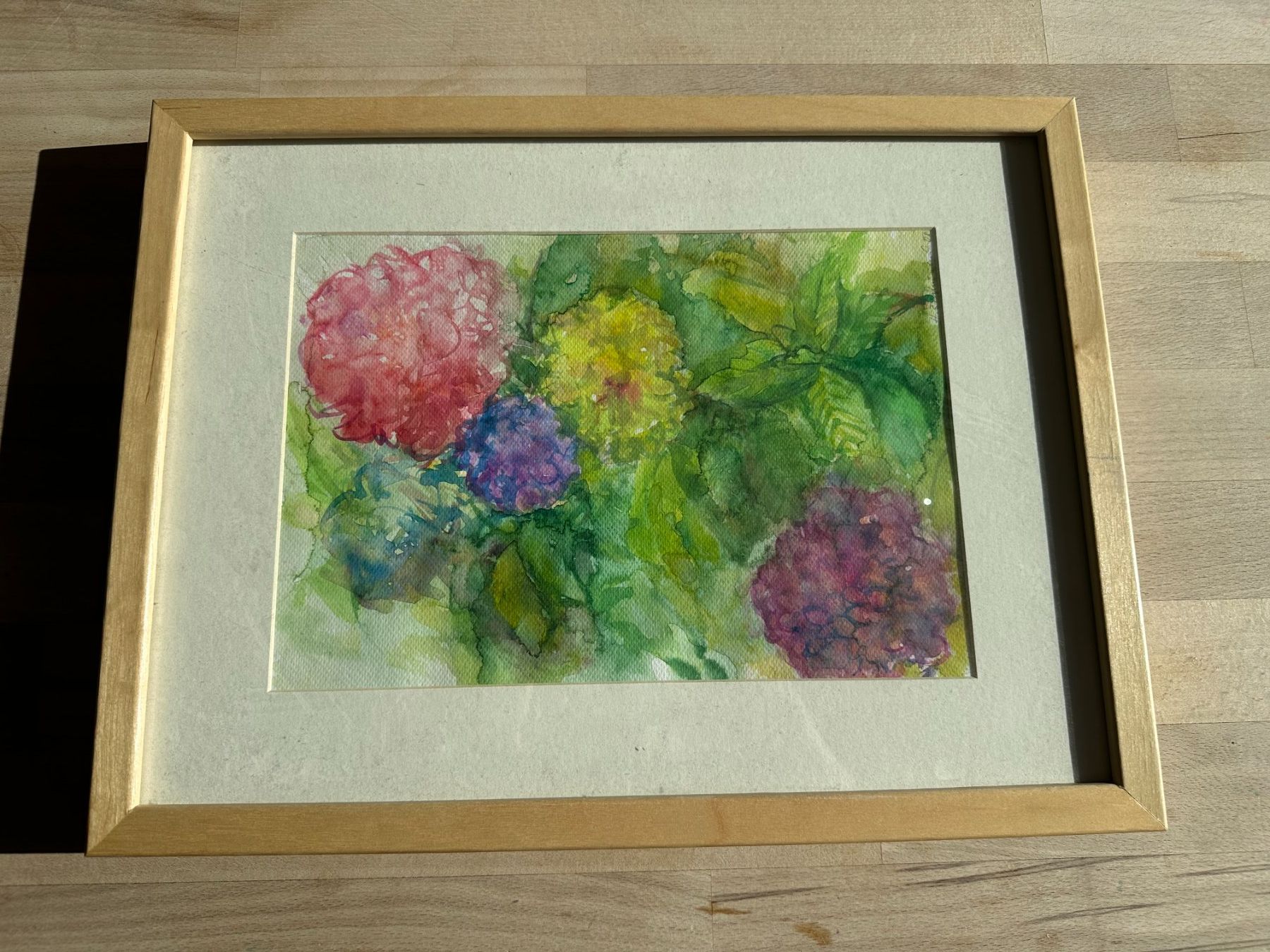 Foto & Immagini: Gerahmtes Bild, Blumen – Usato da Buchberg venduto da jaene