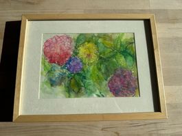 Gerahmtes Bild, Blumen