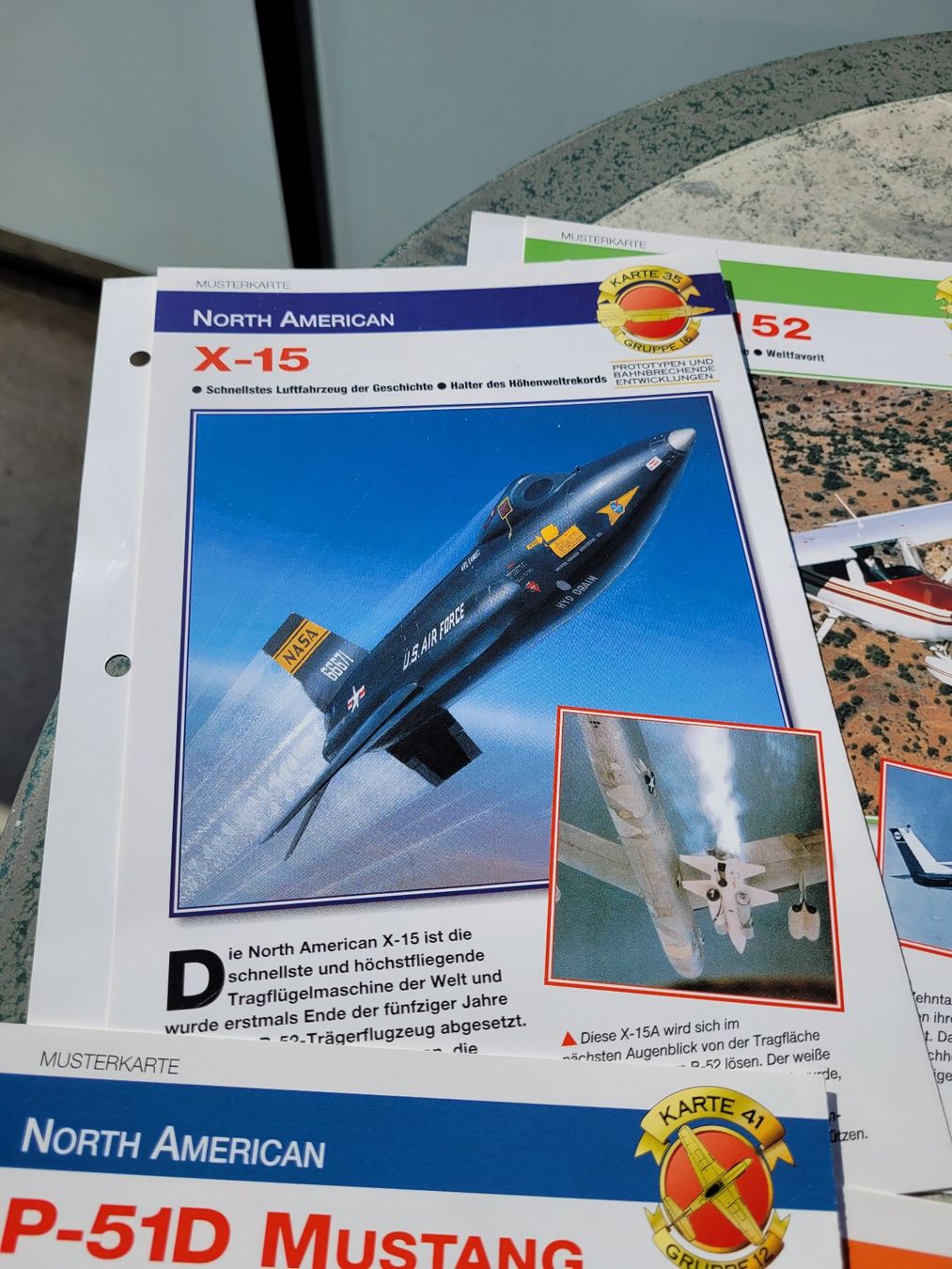 Modellismo RC: Diverse Datenkarten zu Flugzeugen – Usato da Winterthur venduto da testi67 1