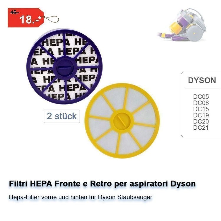 MIRTUX Filtro Hepa Compatibile per aspirapolvere Rowenta Modelli