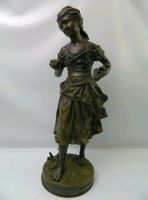 Skulptur fruit défendu sign. Rancoulet um 1900 (46cm)