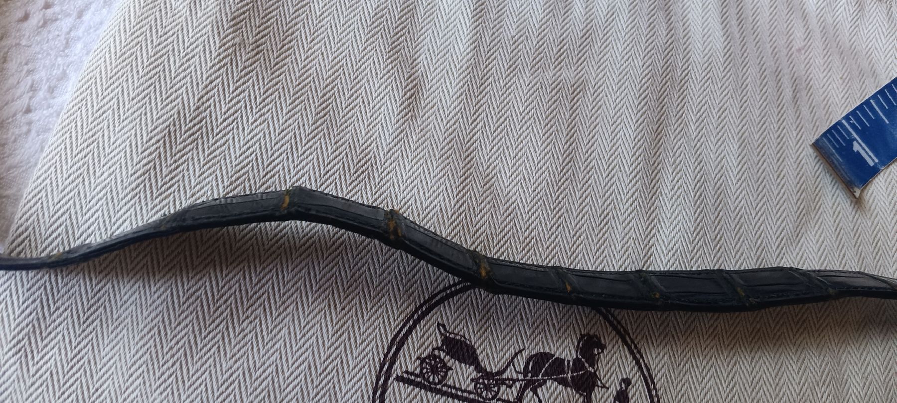 Hermès Taschen für Damen: HERMES Krokotasche, schwarz – Gebraucht aus Maienfeld von Andyr44 4