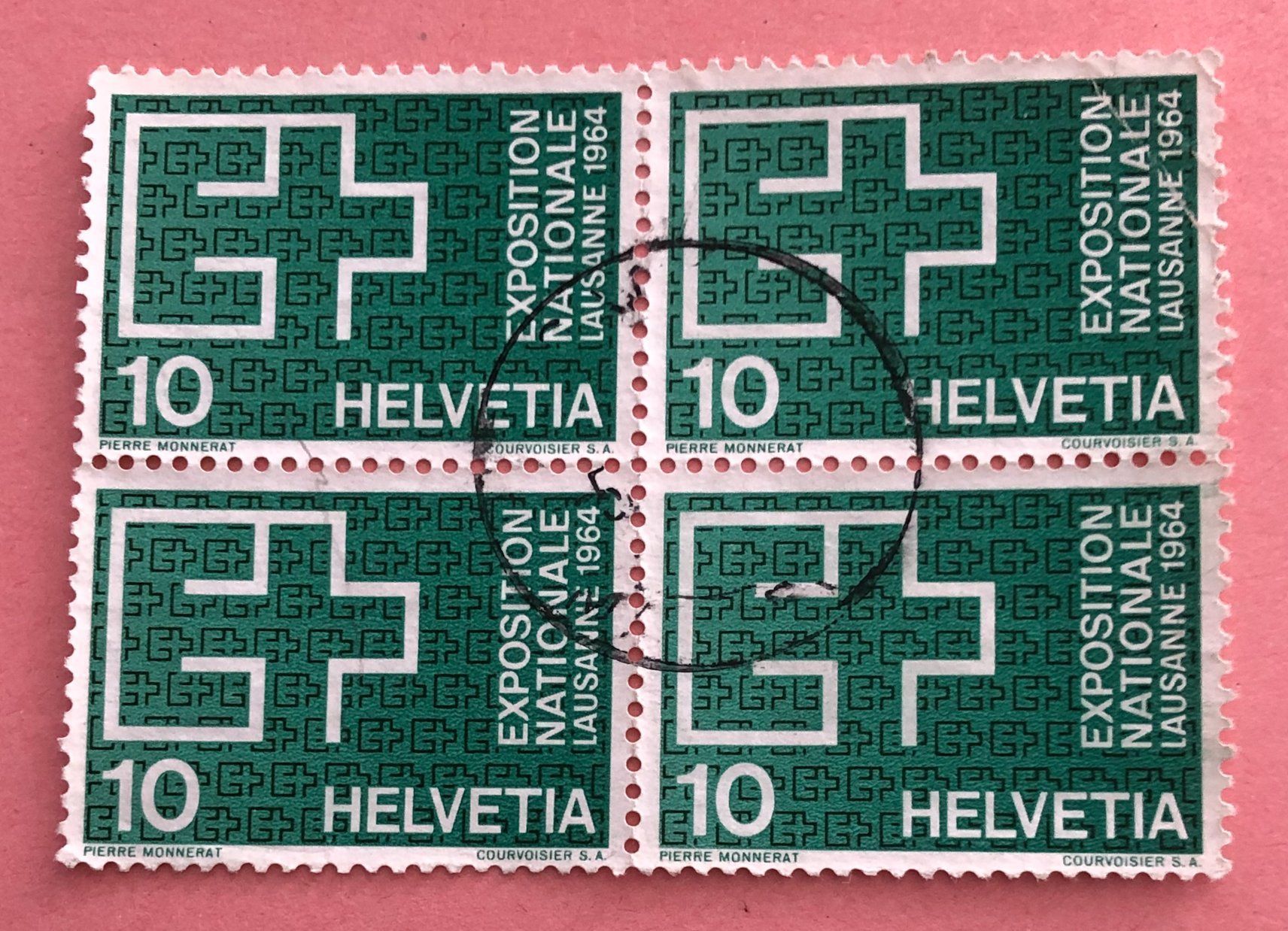 Tutti i francobolli: 4 er Block Nr.402 mit Vollstempel – Usato da Aarau venduto da Billa007