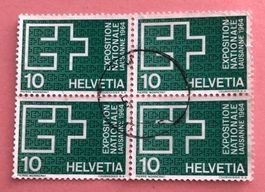 4 er Block Nr.402 mit Vollstempel
