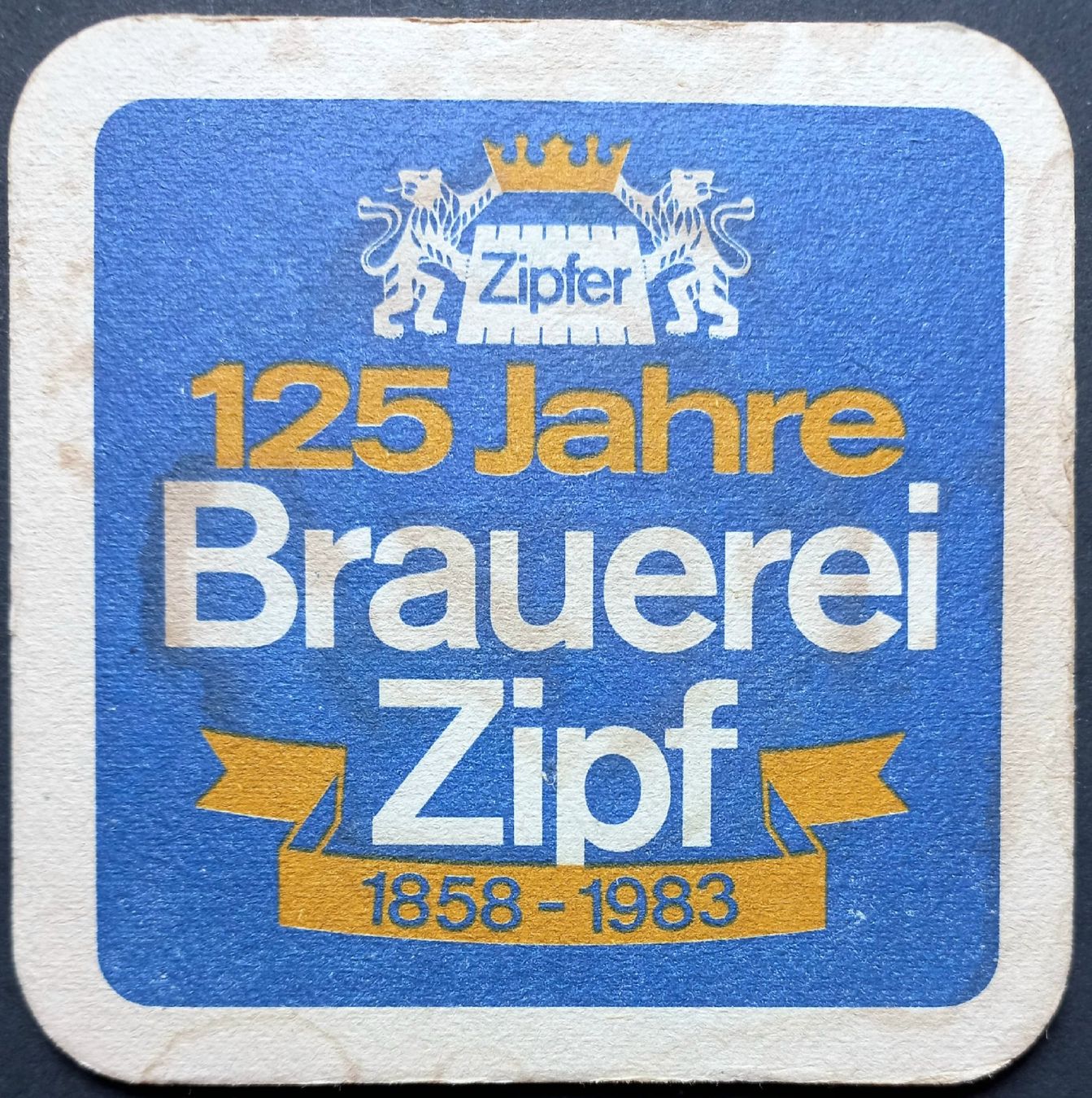 Untersetzer: Bierdeckel - Brauerei Zipf - A – Gebraucht aus Niederuzwil von lubimaja