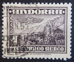 Andorra Kat. 58 gest. 1951 Kat. 25 Euro