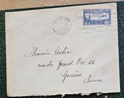 FRANCE lettre poste aérienne Paris - Genève, 1933