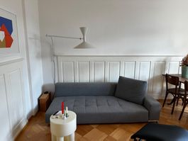 Zanotta Designersofa grau in gutem Zustand